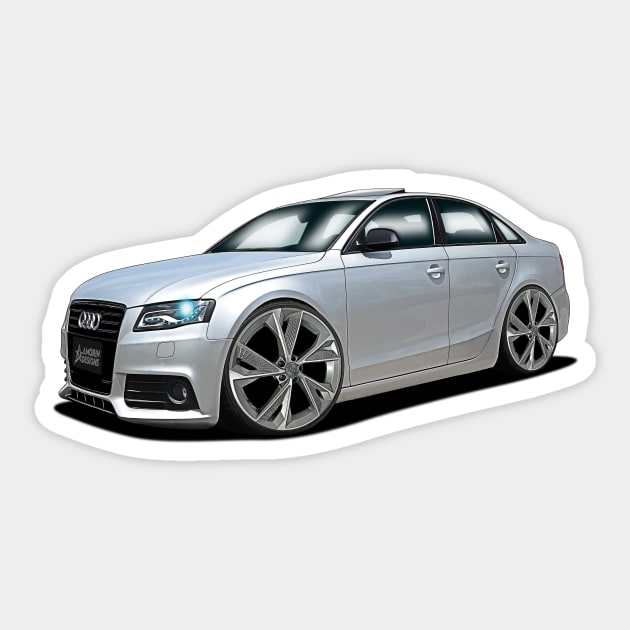 a4 stance Sticker by AmorinDesigns